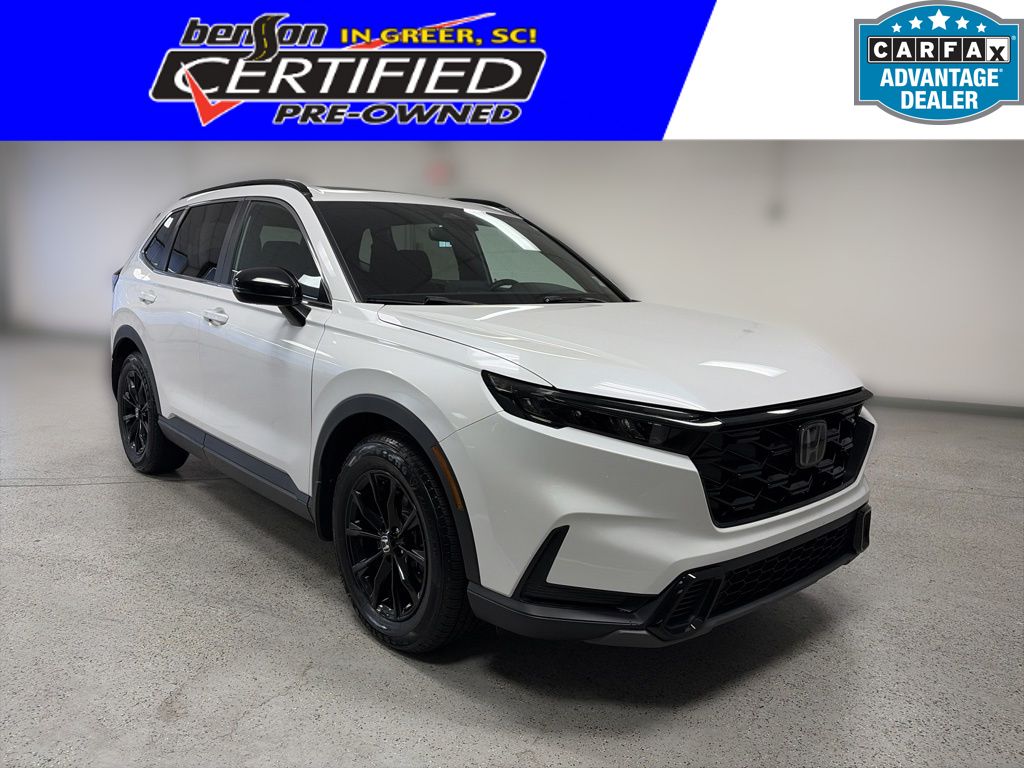 Crystal Black Pearl 2024 Honda CR-V Hybrid SUV / Crossover Front-Wheel Drive Continuously Variable Transmission