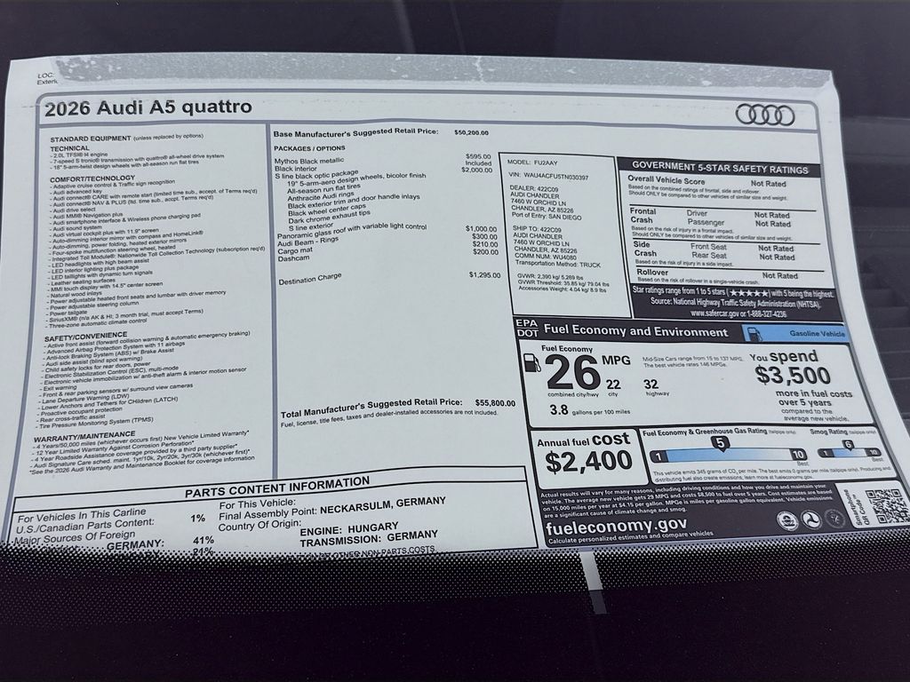 Thumbnail: 2026 Audi A5 - 9
