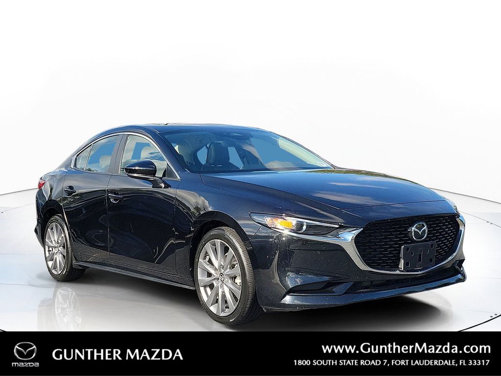 Jet Black Mica 2024 Mazda MAZDA3 Sedan Front-Wheel Drive 6-Speed Automatic