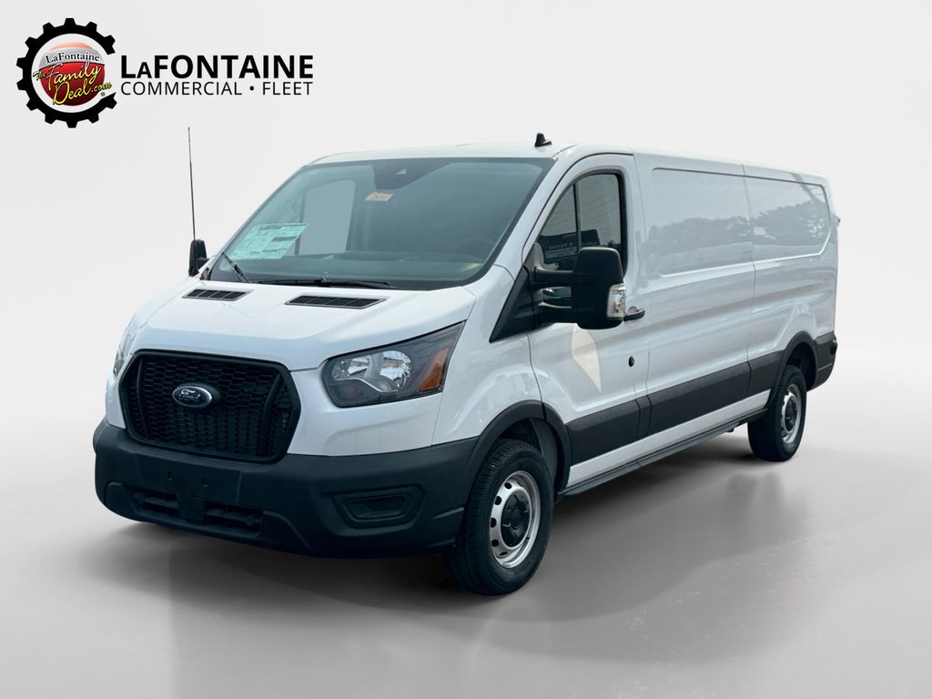 Oxford White 2025 Ford Transit Cargo 150 Low Roof RWD Van Rear-Wheel Drive