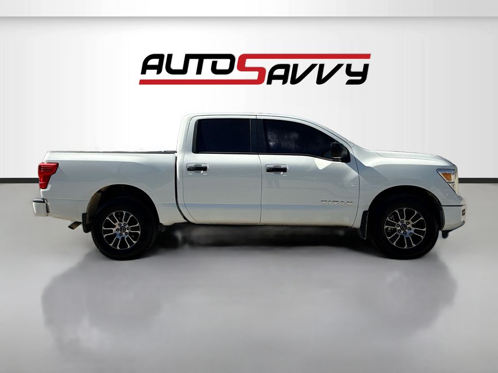 2024 Nissan Titan SV White at Bayshore Chrysler Jeep Dodge Ram
