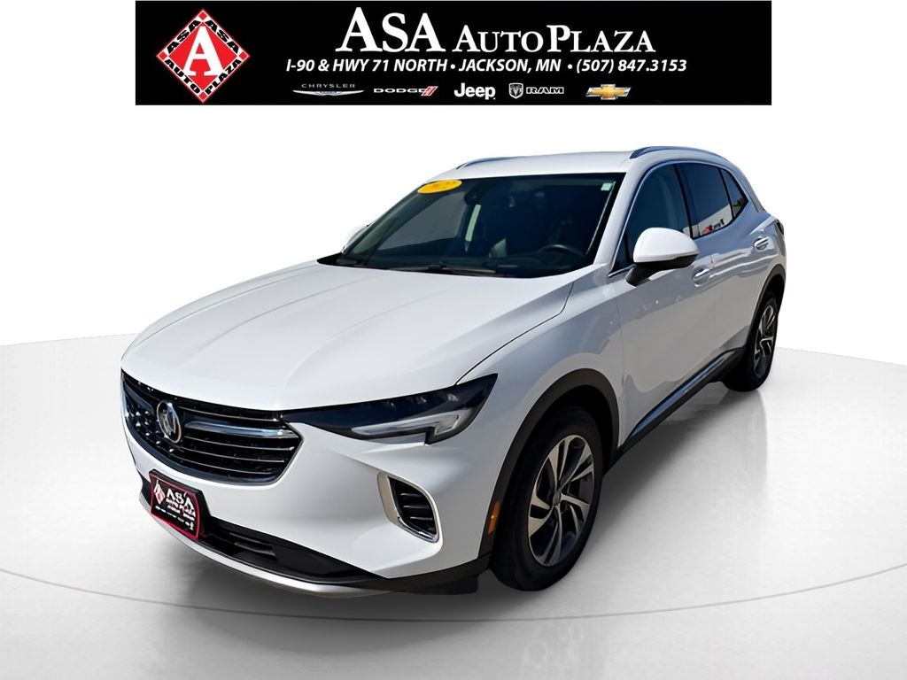 Summit White 2022 Buick Envision SUV / Crossover All-Wheel Drive 9-Speed Automatic