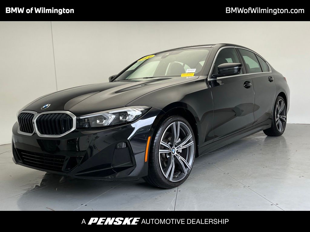 Black Sapphire Metallic 2024 BMW 3 Series Sedan Rear-Wheel Drive 8-Speed Automatic