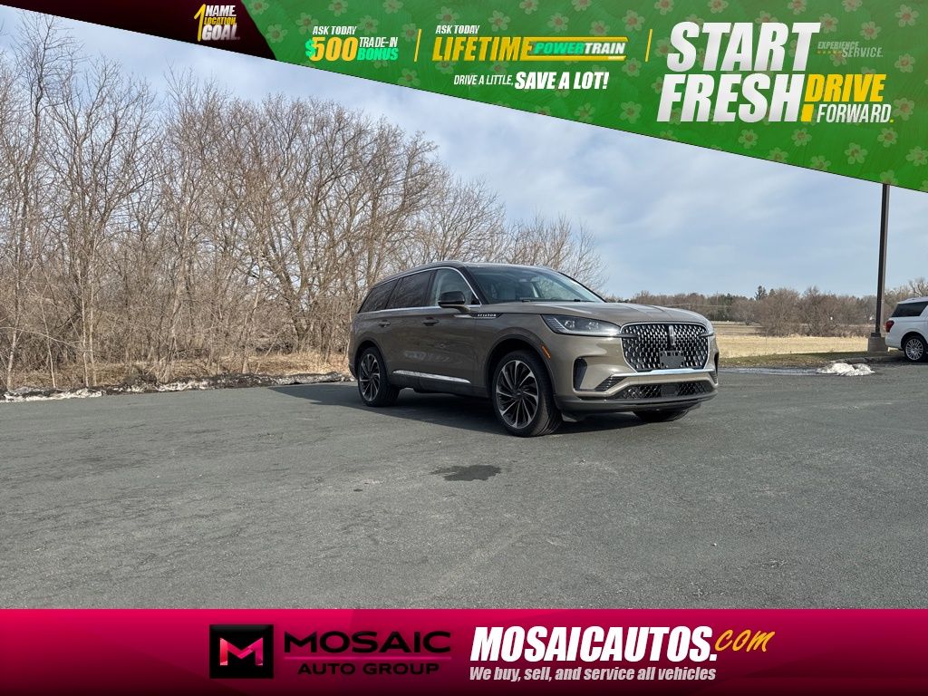 Gray 2025 Lincoln Aviator Reserve AWD SUV / Crossover All-Wheel Drive Automatic