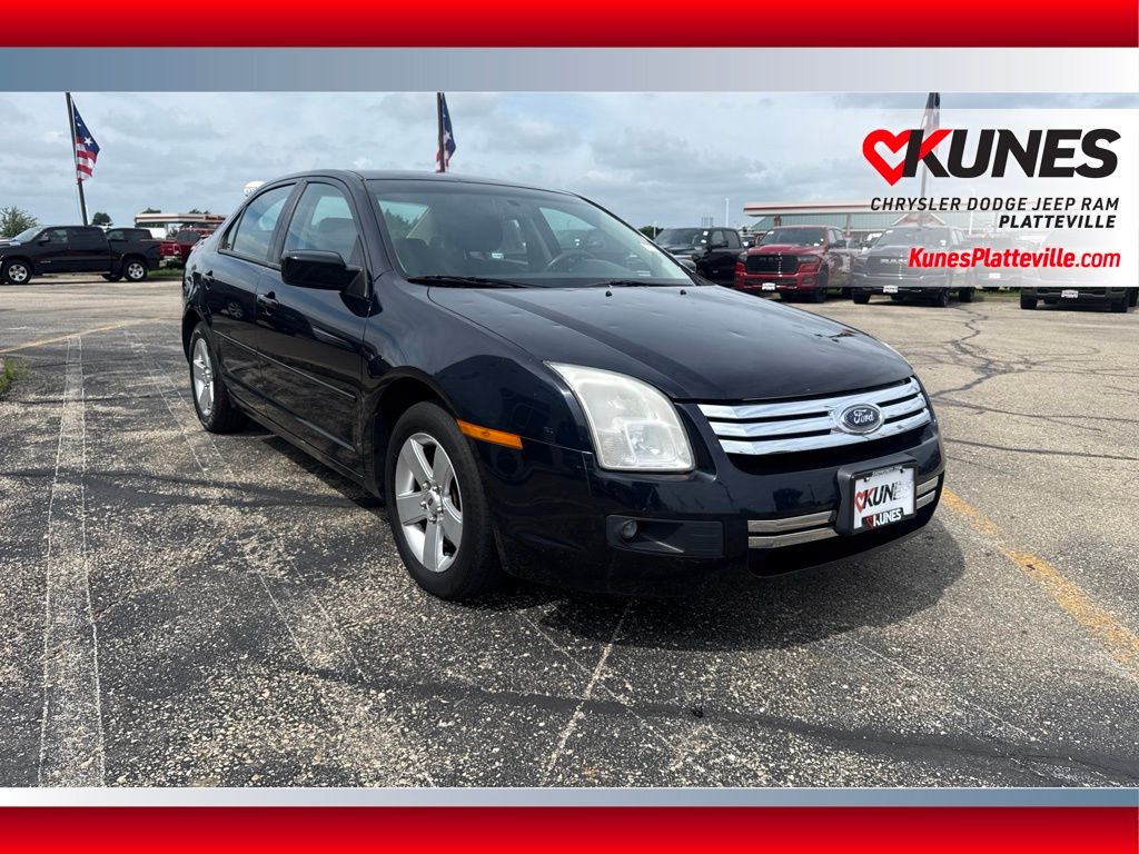Black 2008 Ford Fusion Sedan Front-Wheel Drive 5-Speed Automatic