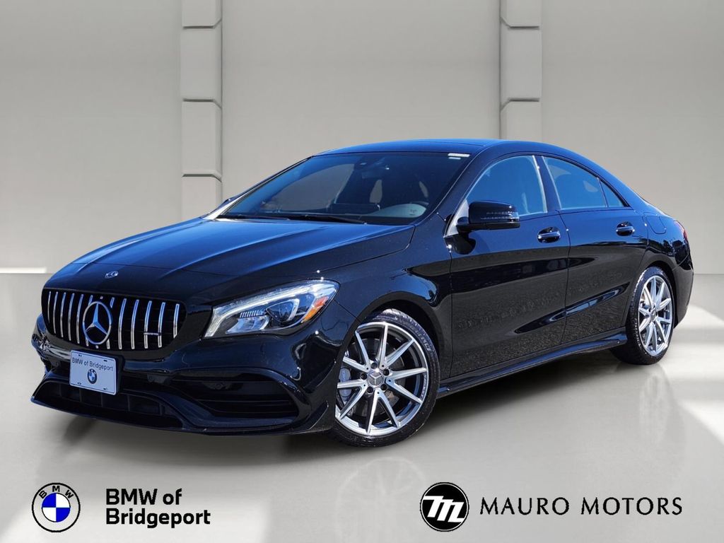Night Black 2018 Mercedes-Benz CLA Sedan All-Wheel Drive 7-Speed Automatic