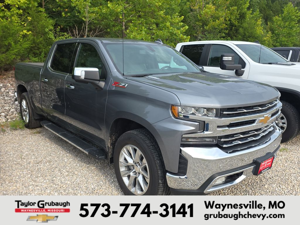 Gray (Satin Steel Metallic) 2021 Chevrolet Silverado 1500 Pickup Truck Four-Wheel Drive Automatic