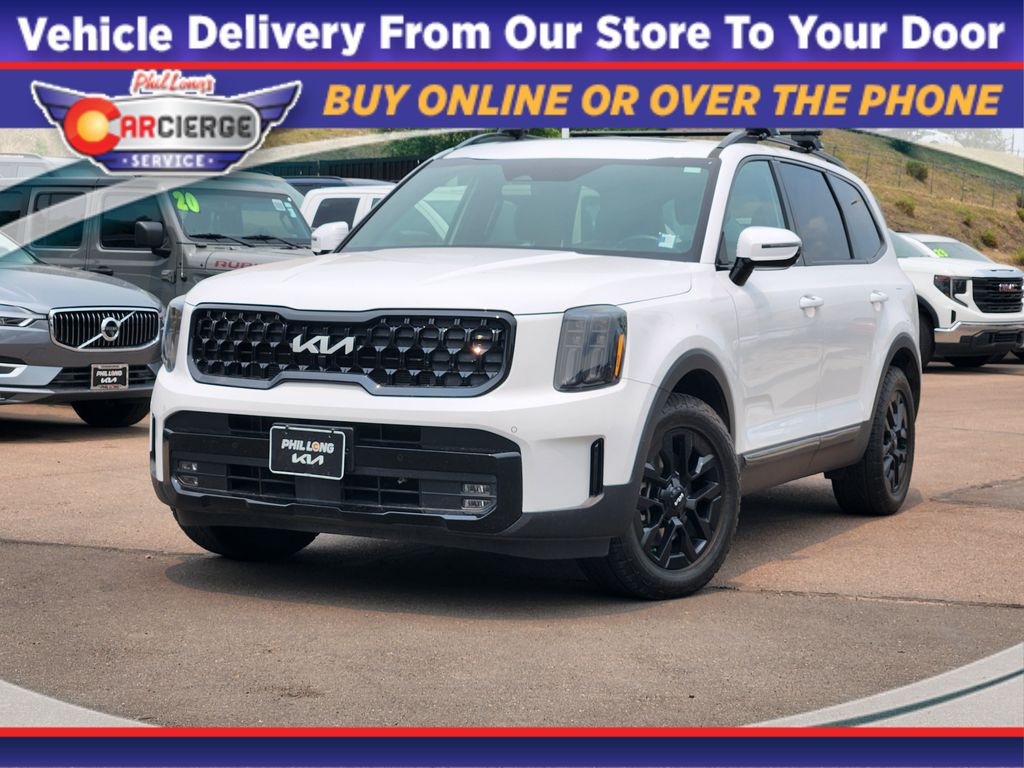 Glacial White Pearl 2024 Kia Telluride SUV / Crossover All-Wheel Drive 8-Speed Automatic