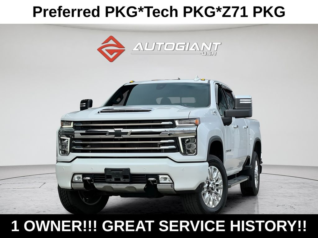 White (Iridescent Pearl Tricoat) 2020 Chevrolet Silverado 2500HD Pickup Truck Four-Wheel Drive Automatic