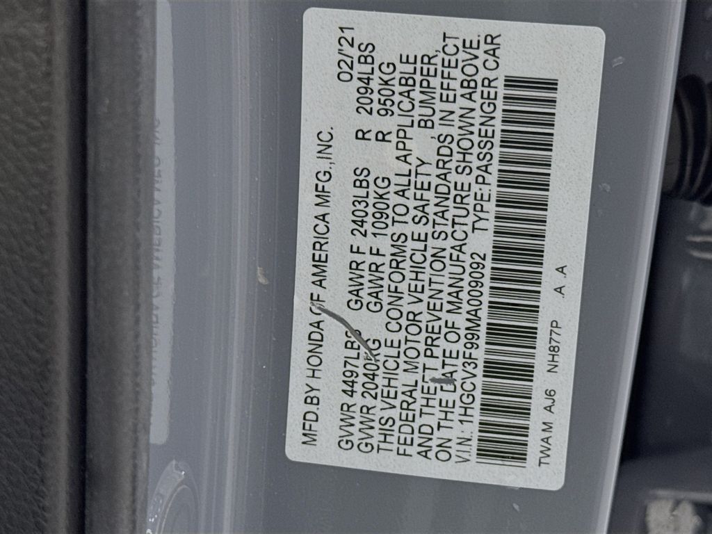 Used Car 2021 Honda Accord Hybrid  Touring For Sale Under $30,000 In Austin, Texas