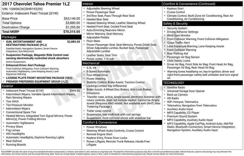 Used 2017 Beige Chevrolet Premier image 6