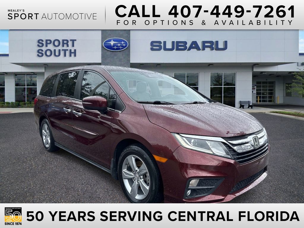 Red (Deep Scarlet Pearl) 2018 Honda Odyssey Minivan Front-Wheel Drive 9-Speed Automatic