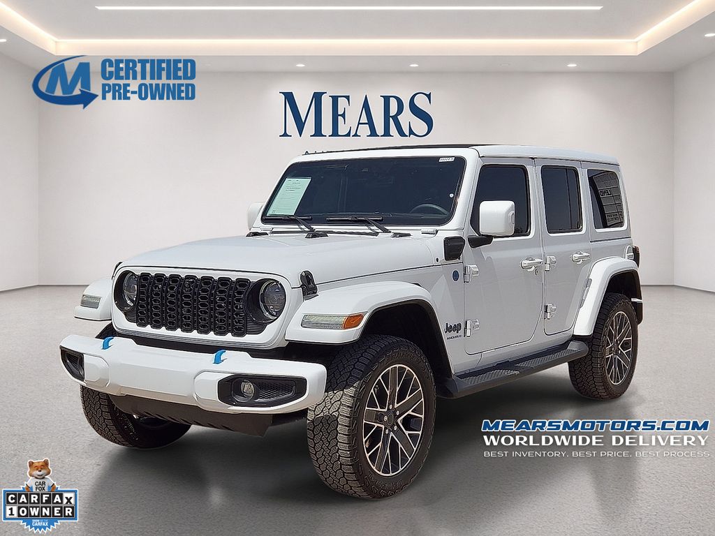 Bright White Clearcoat 2024 Jeep Wrangler 4xe High Altitude 4WD SUV / Crossover Four-Wheel Drive 8-Speed Automatic