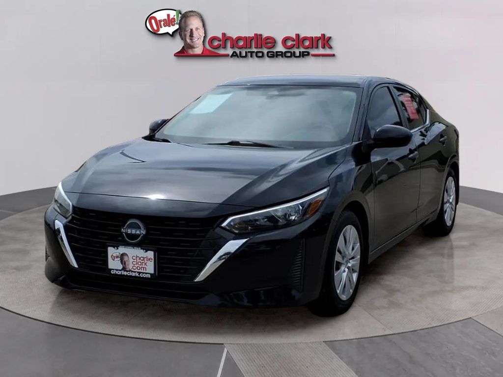 Super Black 2025 Nissan Sentra Sedan Front-Wheel Drive Continuously Variable Transmission