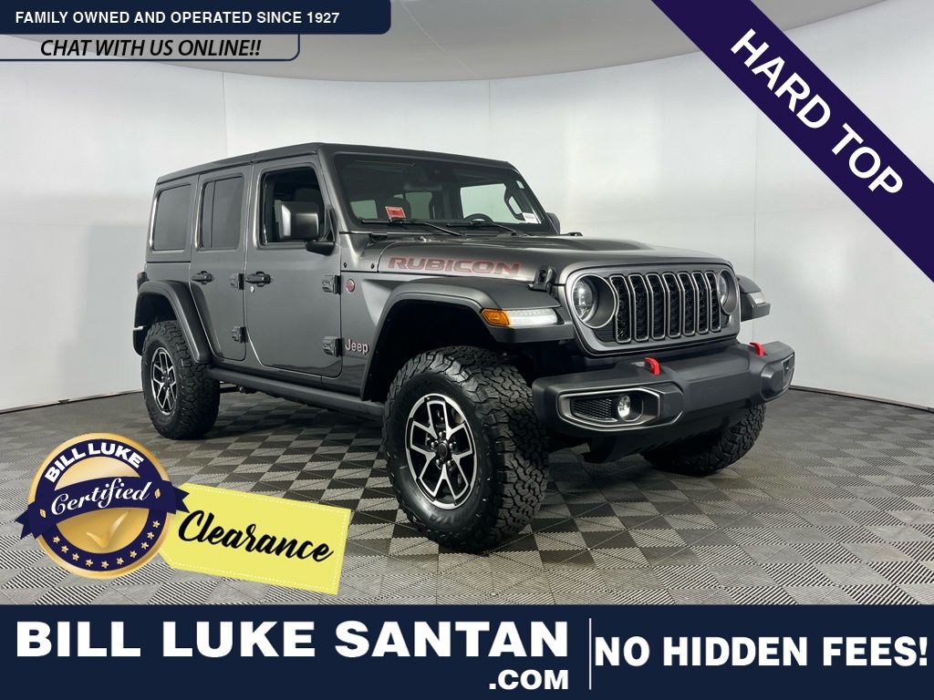 Gray (Granite Crystal Metallic Clearcoat) 2025 Jeep Wrangler Rubicon 4-Door 4WD SUV / Crossover Four-Wheel Drive 8-Speed Automatic