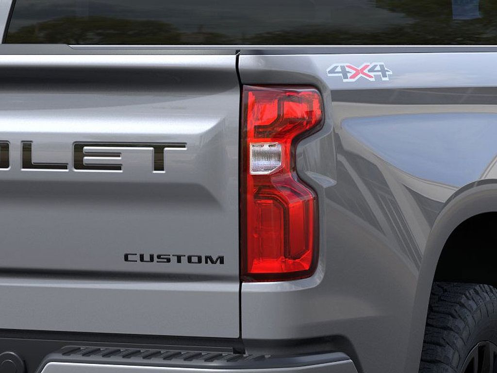 2026 Chevrolet Silverado 1500 Custom Gray at Klick Lewis Buick Chevrolet