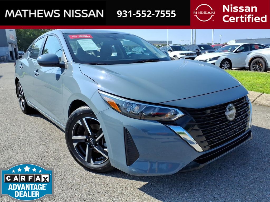 Gray Metallic 2025 Nissan Sentra Sedan Front-Wheel Drive Continuously Variable Transmission