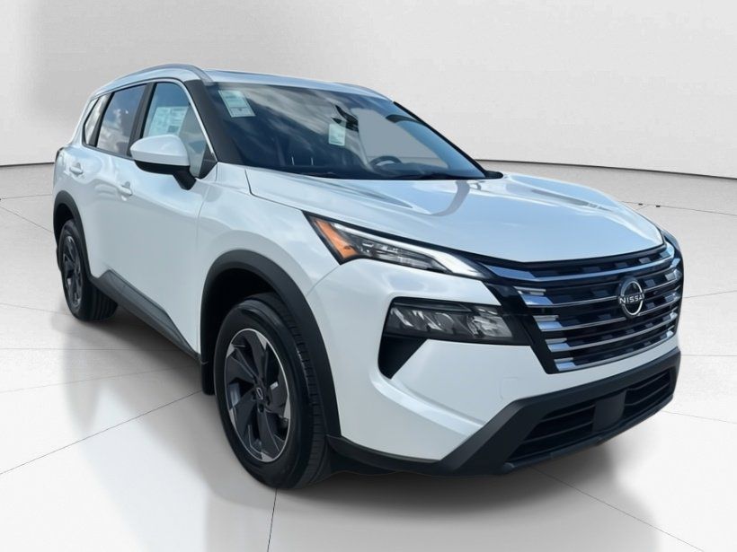 2025 Everest White Pearl Nissan Rogue SV FWD SUV