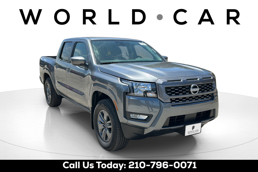 Gray (Gun Metallic) 2025 Nissan Frontier Pickup Truck 4X2 9-Speed Automatic Overdrive