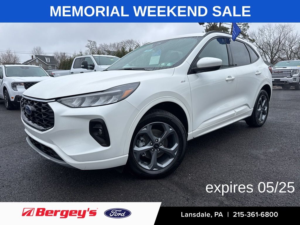 White Metallic 2024 Ford Escape ST-Line Select AWD SUV / Crossover All-Wheel Drive 8-Speed Automatic