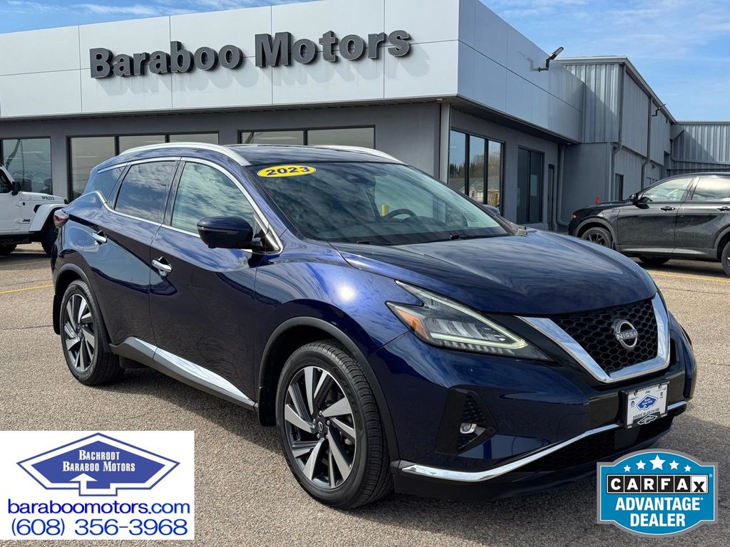 Blue 2023 Nissan Murano SL AWD SUV / Crossover All-Wheel Drive Continuously Variable Transmission