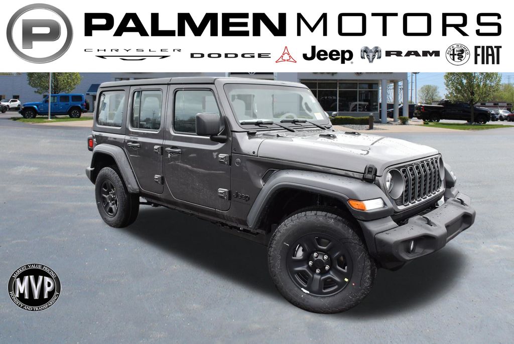 Gray (Granite Crystal Metallic Clearcoat) 2026 Jeep Wrangler SUV / Crossover Four-Wheel Drive 8-Speed Automatic
