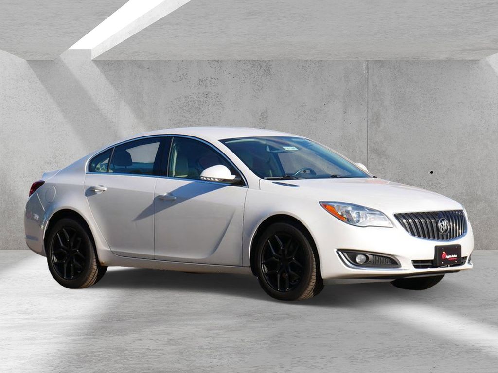 White Frost 2016 Buick Regal Sedan AWD Sedan All-Wheel Drive 6-Speed Automatic