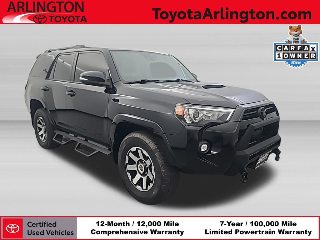 Midnight Black Metallic 2023 Toyota 4Runner SUV / Crossover Four-Wheel Drive 5-Speed Automatic