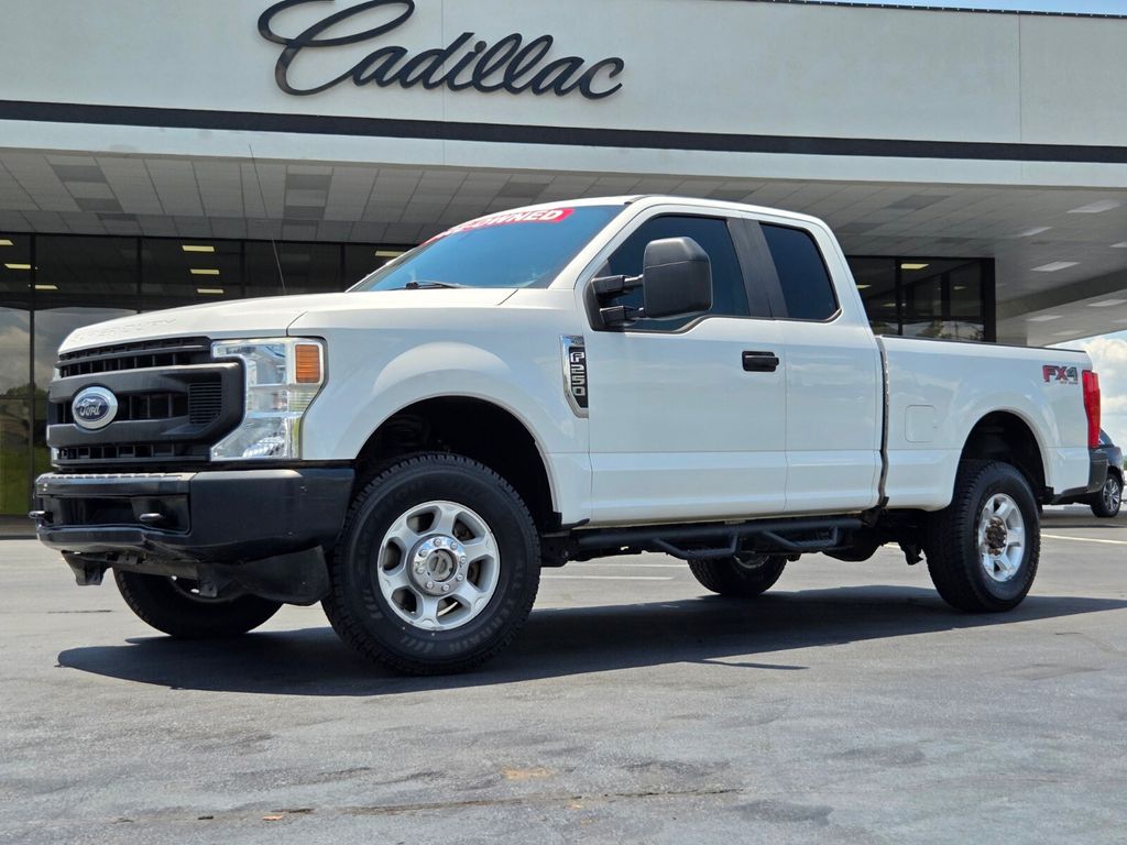 Oxford White 2021 Ford F-250 Super Duty Pickup Truck Four-Wheel Drive 6-Speed Automatic