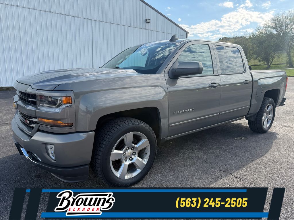 Pepperdust Metallic 2017 Chevrolet Silverado 1500 Pickup Truck Four-Wheel Drive 6-Speed Automatic Overdrive