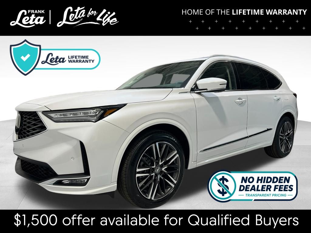 Platinum White Pearl 2026 Acura MDX SUV / Crossover All-Wheel Drive Automatic