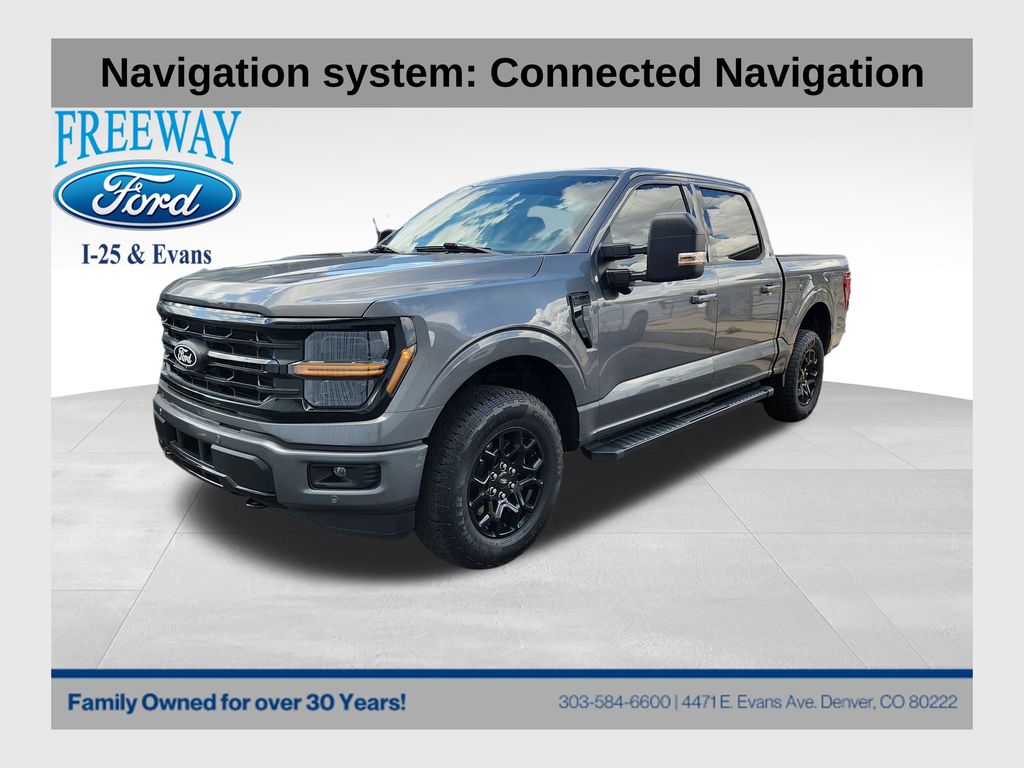 Carbonized Gray Metallic 2024 Ford F-150 XLT SuperCrew 4WD Pickup Truck Four-Wheel Drive Automatic