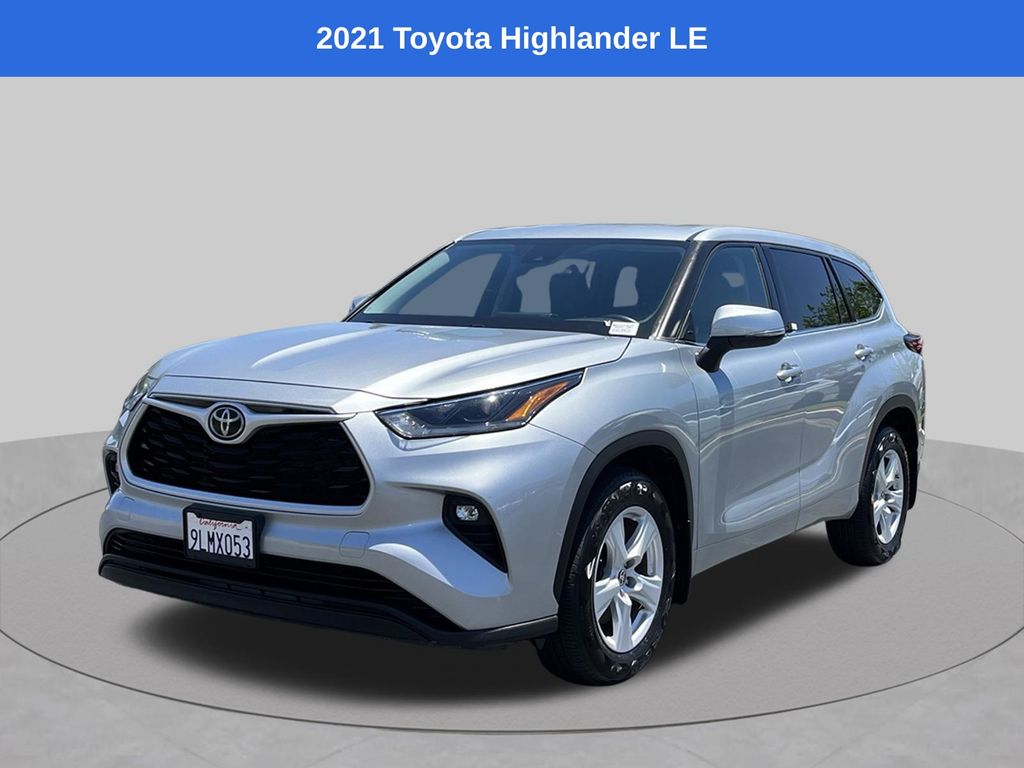 Celestial Silver Metallic 2021 Toyota Highlander SUV / Crossover Front-Wheel Drive 8-Speed Automatic