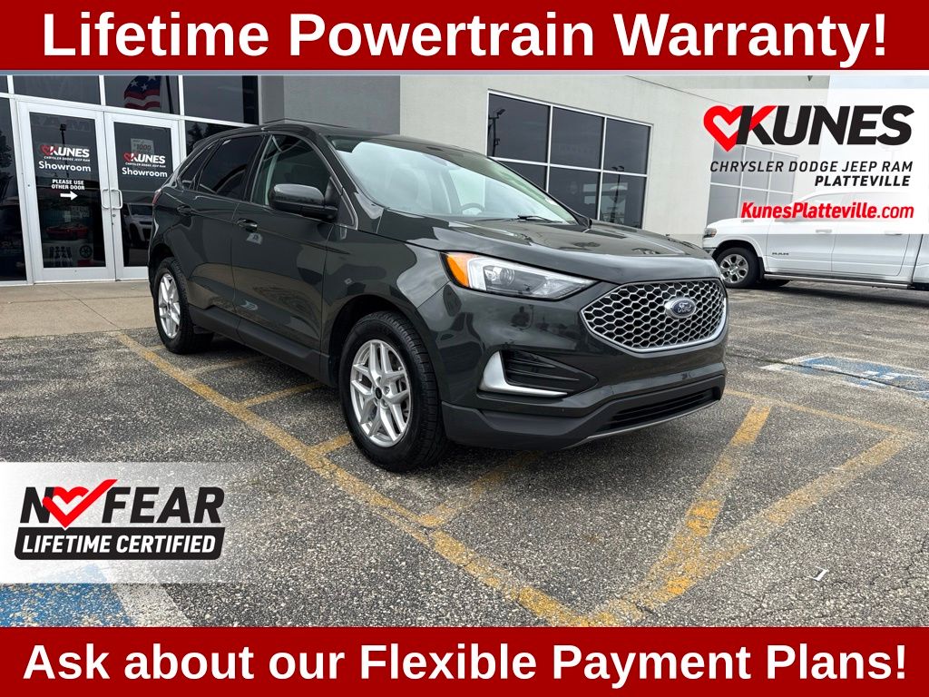 Green Metallic 2024 Ford Edge SUV / Crossover All-Wheel Drive 8-Speed Automatic
