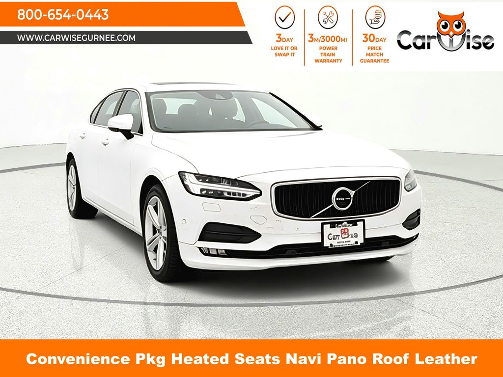 Crystal White Pearl 2018 Volvo S90 T5 Momentum AWD Sedan All-Wheel Drive Automatic