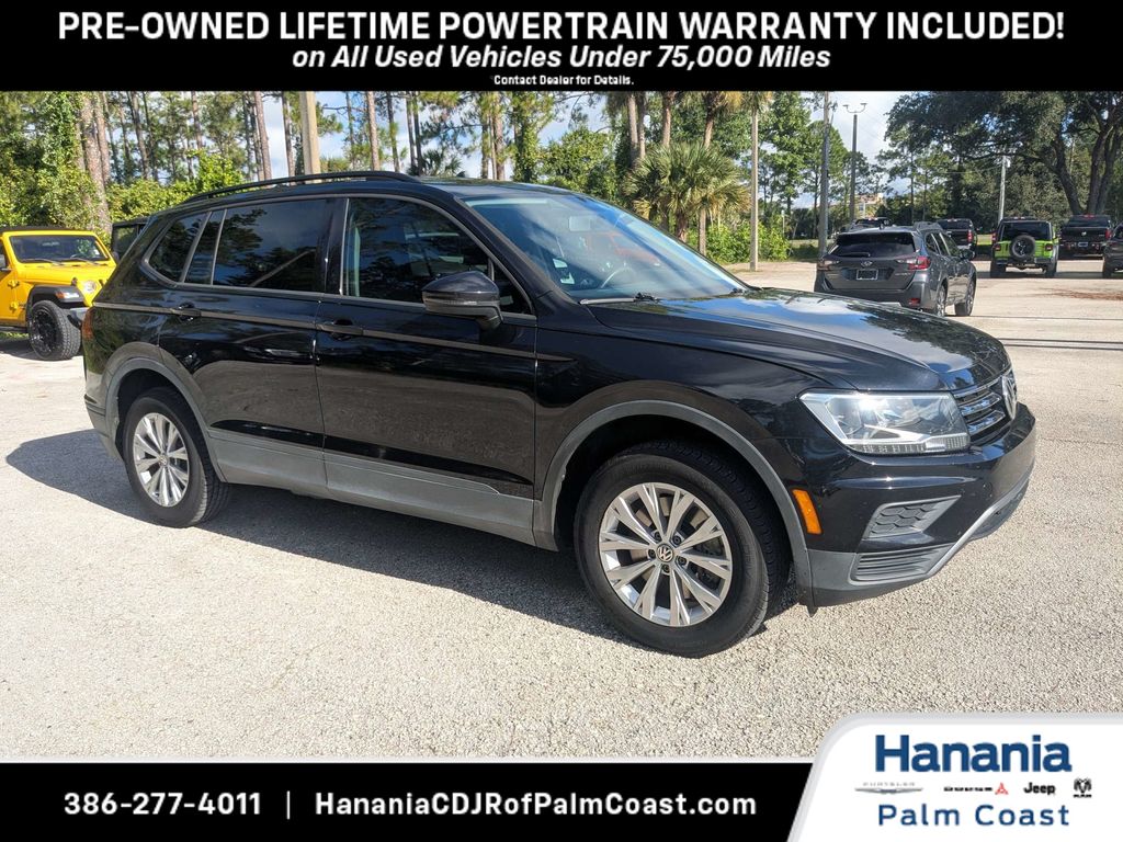 Deep Black 2020 Volkswagen Tiguan SUV / Crossover Front-Wheel Drive 8-Speed Automatic