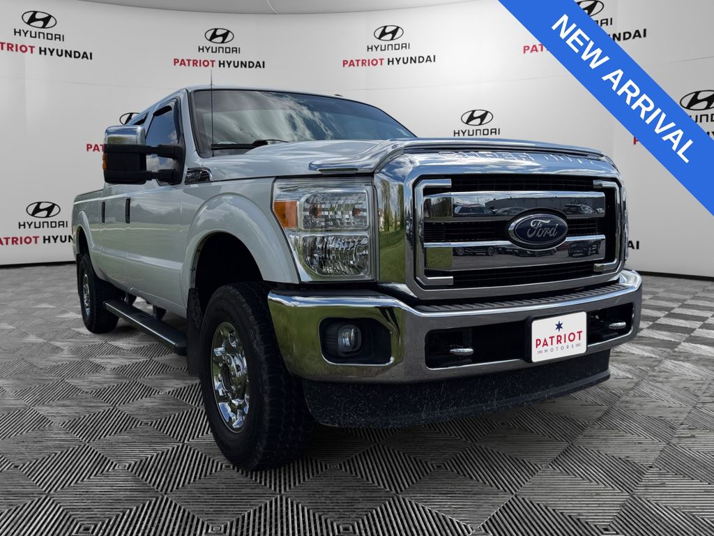 Oxford White 2015 Ford F-250 Super Duty XLT Crew Cab 4WD Pickup Truck Four-Wheel Drive 6-Speed Automatic