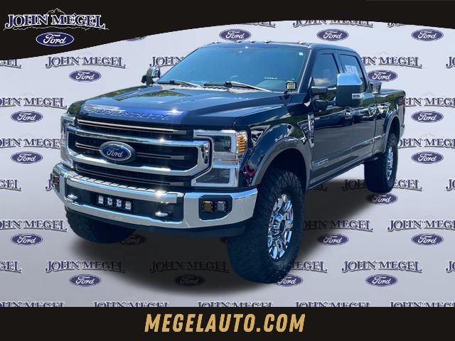 Brown 2021 Ford F-250 Super Duty Pickup Truck Four-Wheel Drive Automatic