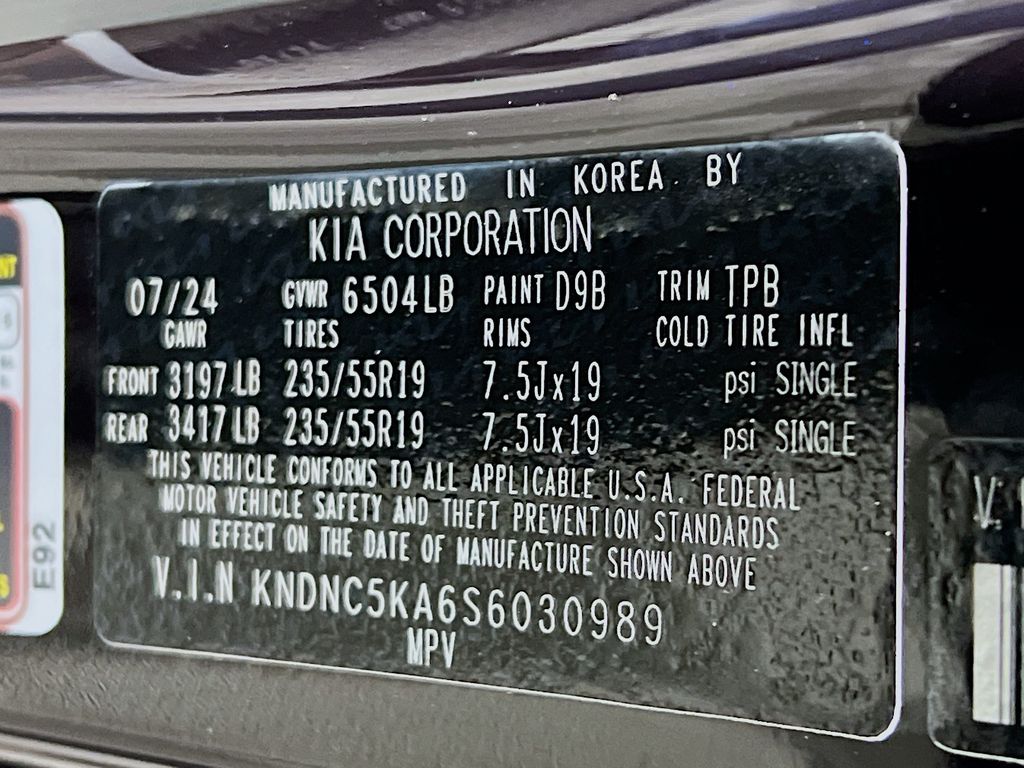 2025 Kia Carnival Hybrid EX