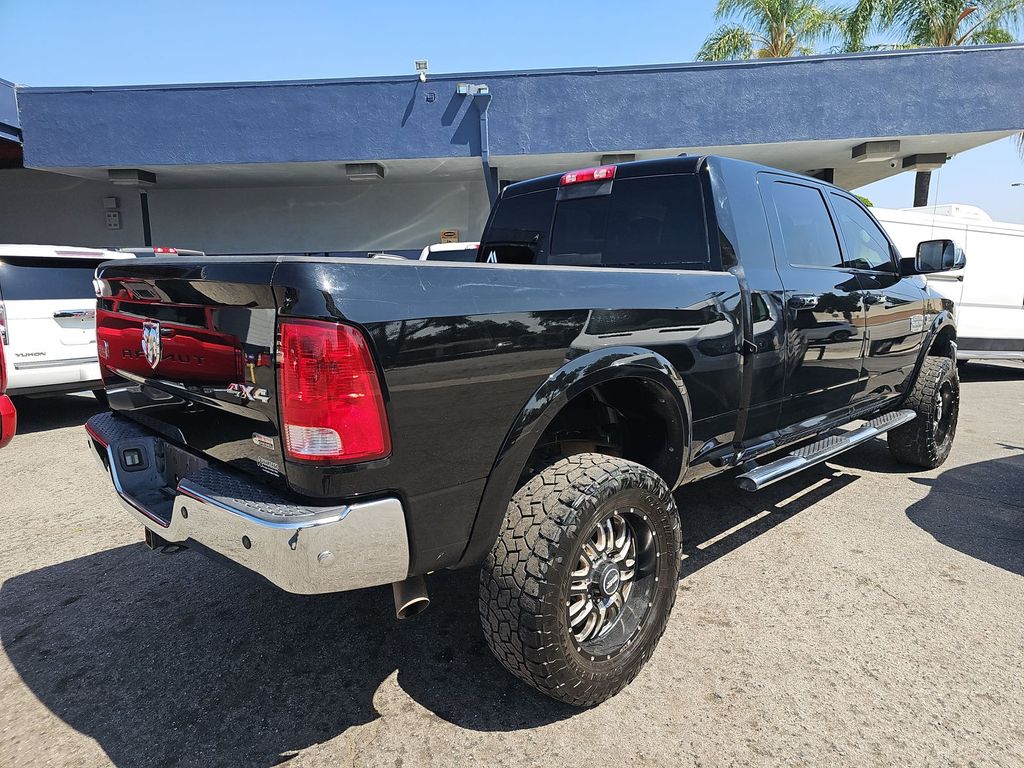 Black Clearcoat 2012 RAM 3500 Laramie Longhorn Mega Cab 4WD Pickup Truck Four-Wheel Drive 6-Speed Automatic