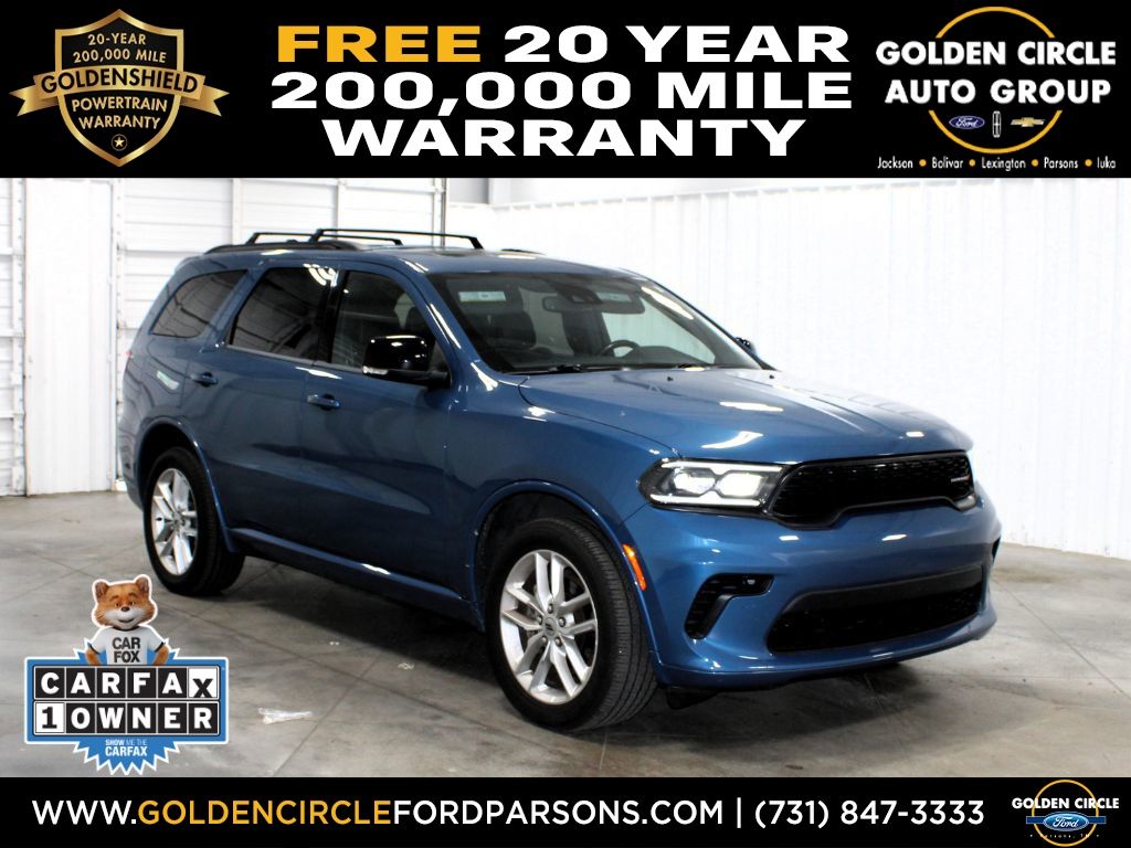 Blue (Frostbite Pearlcoat) 2024 Dodge Durango GT Plus AWD SUV / Crossover All-Wheel Drive 8-Speed Automatic