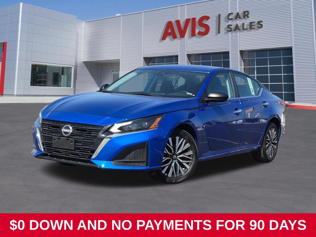 Blue 2025 Nissan Altima Sedan All-Wheel Drive Continuously Variable Transmission