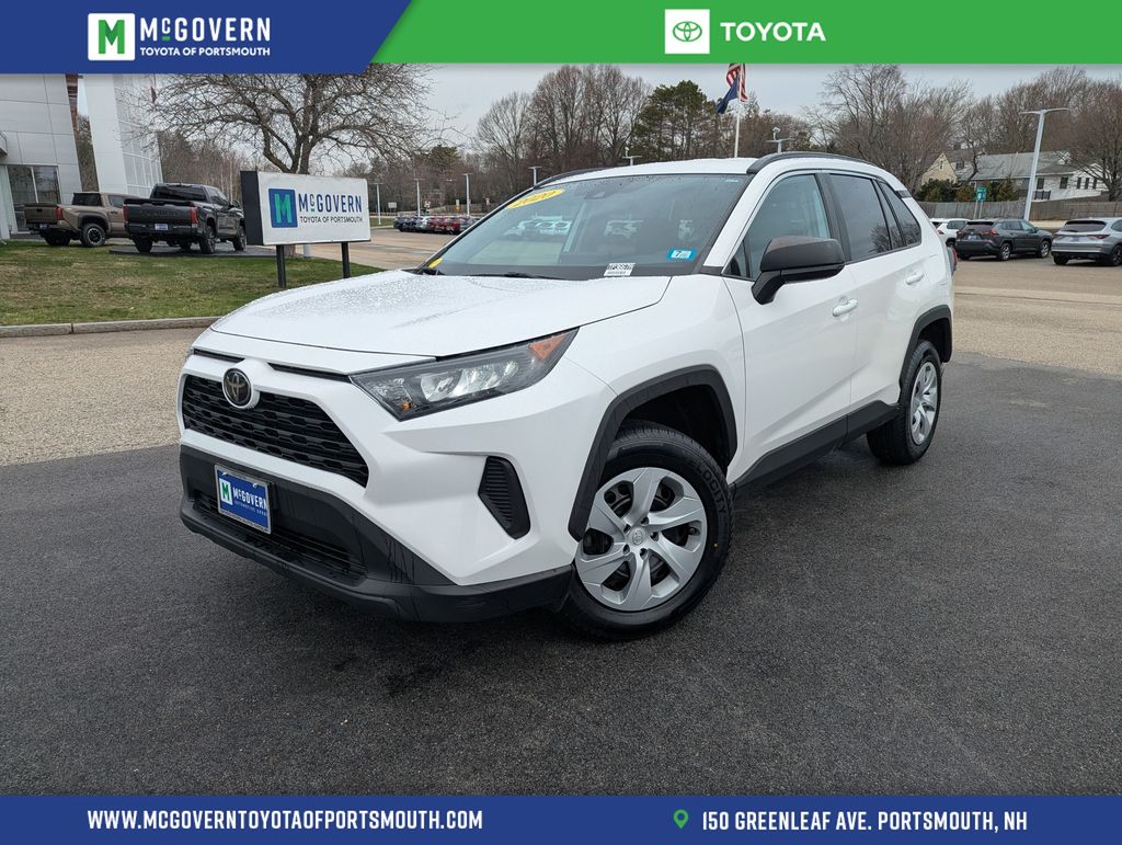 Super White 2020 Toyota RAV4 LE AWD SUV / Crossover All-Wheel Drive 8-Speed Automatic