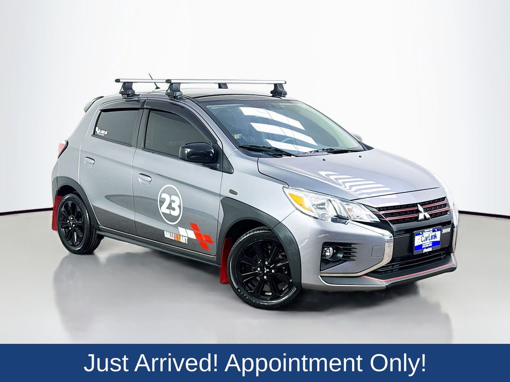 Gray 2023 Mitsubishi Mirage Hatchback Front-Wheel Drive Continuously Variable Transmission