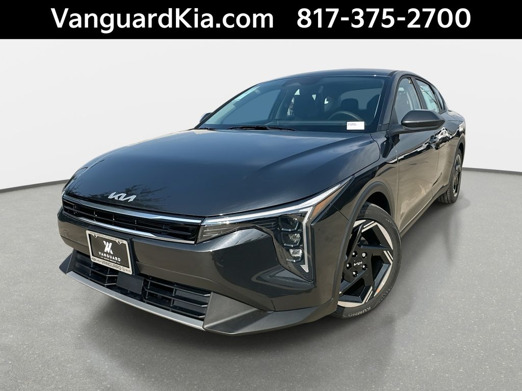 Interstellar Gray 2025 Kia K4 EX FWD Sedan Front-Wheel Drive Continuously Variable Transmission