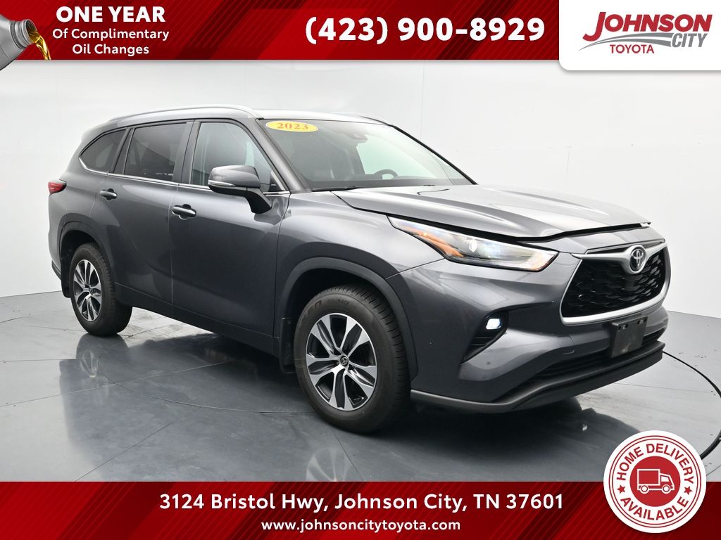 Magnetic Gray Metallic 2023 Toyota Highlander SUV / Crossover All-Wheel Drive 8-Speed Automatic