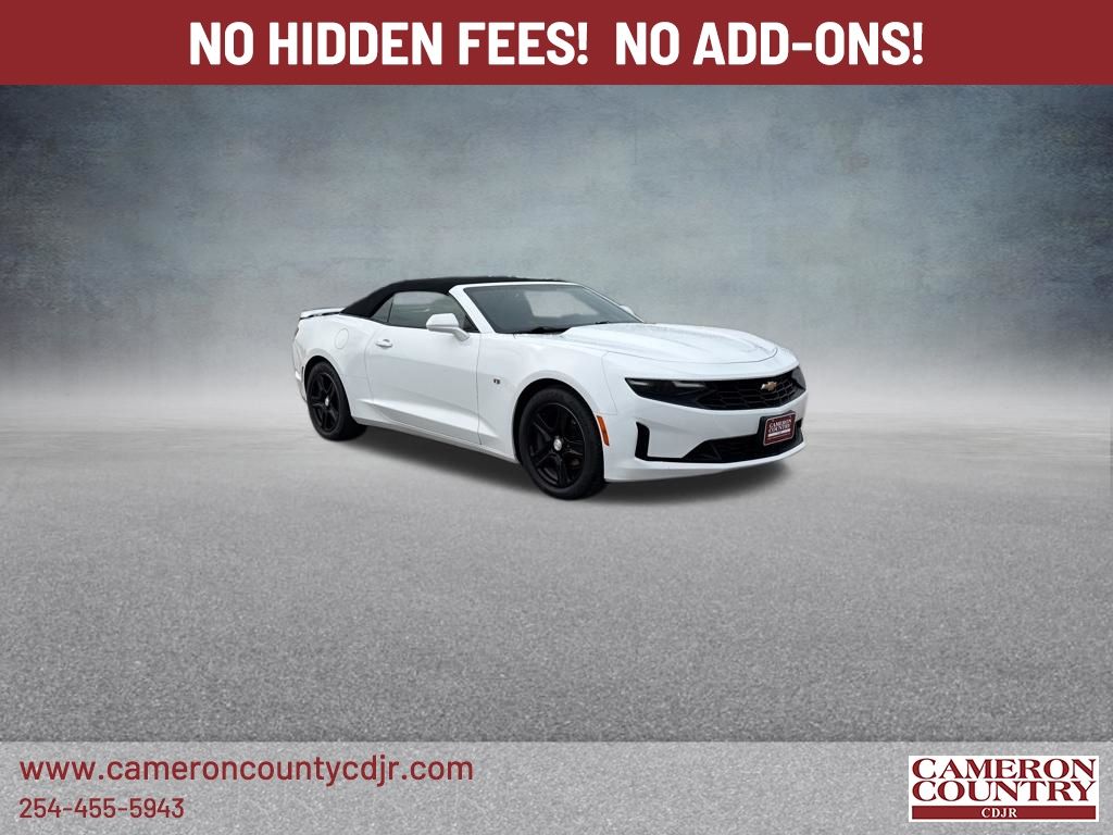 Summit White 2023 Chevrolet Camaro Convertible Rear-Wheel Drive 8-Speed Automatic