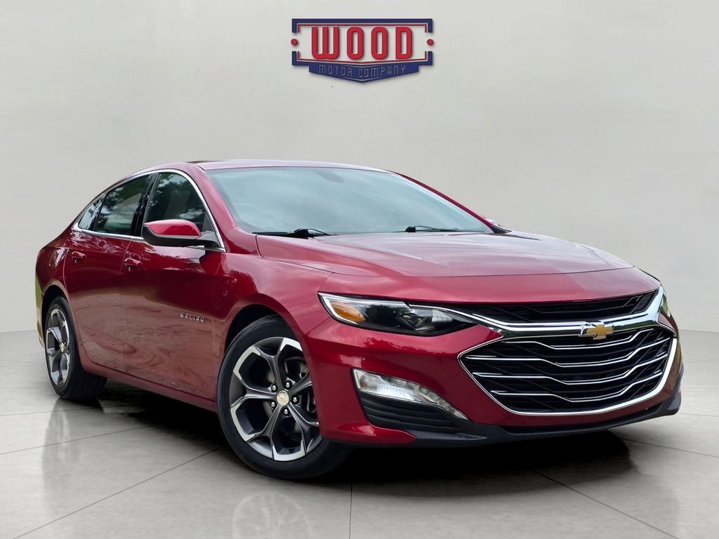 Cherry Red Tintcoat 2021 Chevrolet Malibu Sedan Front-Wheel Drive Continuously Variable Transmission