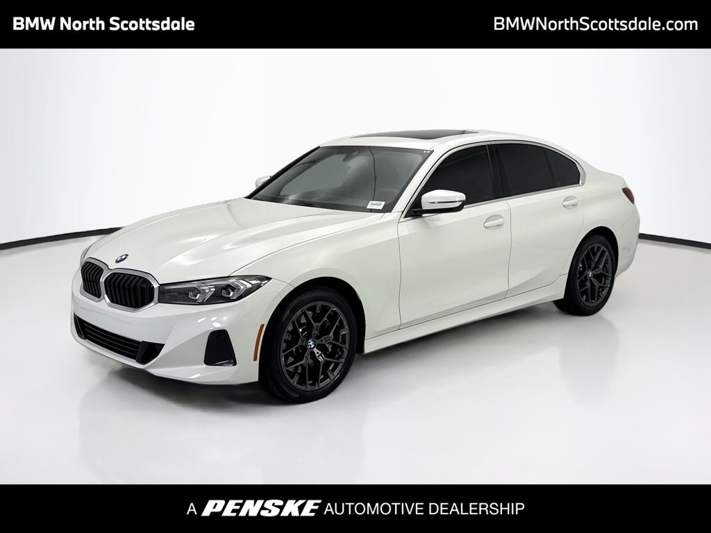 Alpine White 2025 BMW 3 Series Sedan Rear-Wheel Drive 8-Speed Automatic
