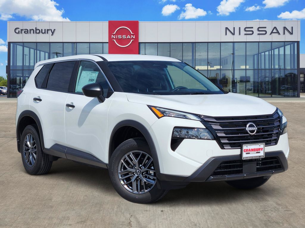 Glacier White 2026 Nissan Rogue SUV / Crossover Front-Wheel Drive Continuously Variable Transmission
